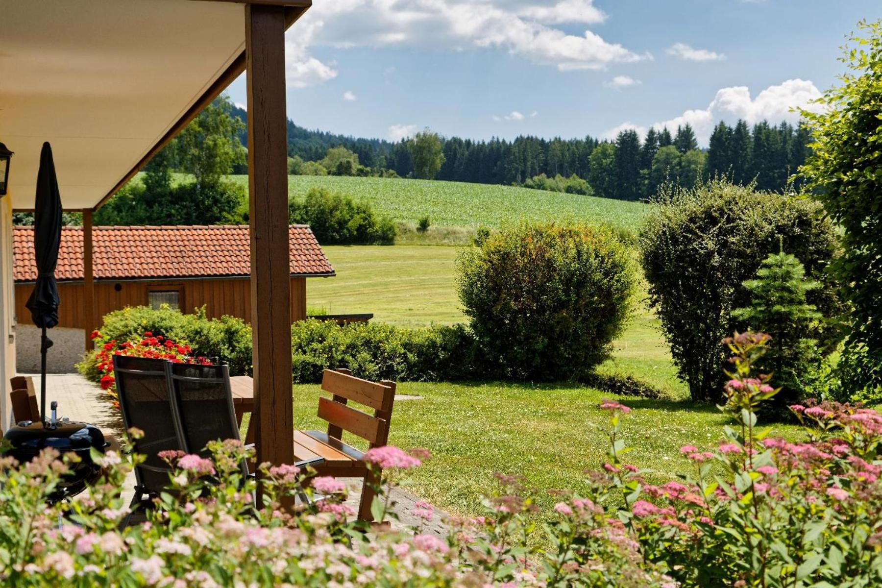 Ferienwohnungen Holzferienhaeuser Leithenwald Zwiesel Exteriér fotografie