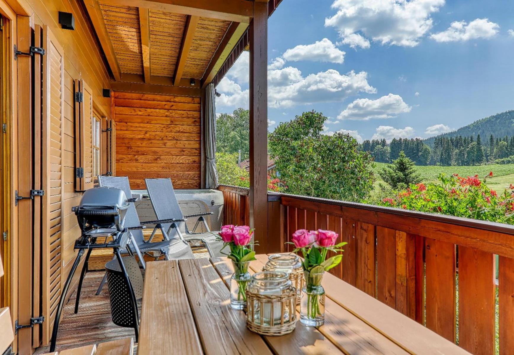 Ferienwohnungen Holzferienhaeuser Leithenwald Zwiesel Exteriér fotografie