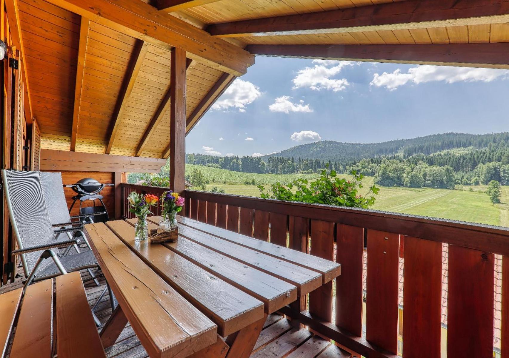 Ferienwohnungen Holzferienhaeuser Leithenwald Zwiesel Exteriér fotografie