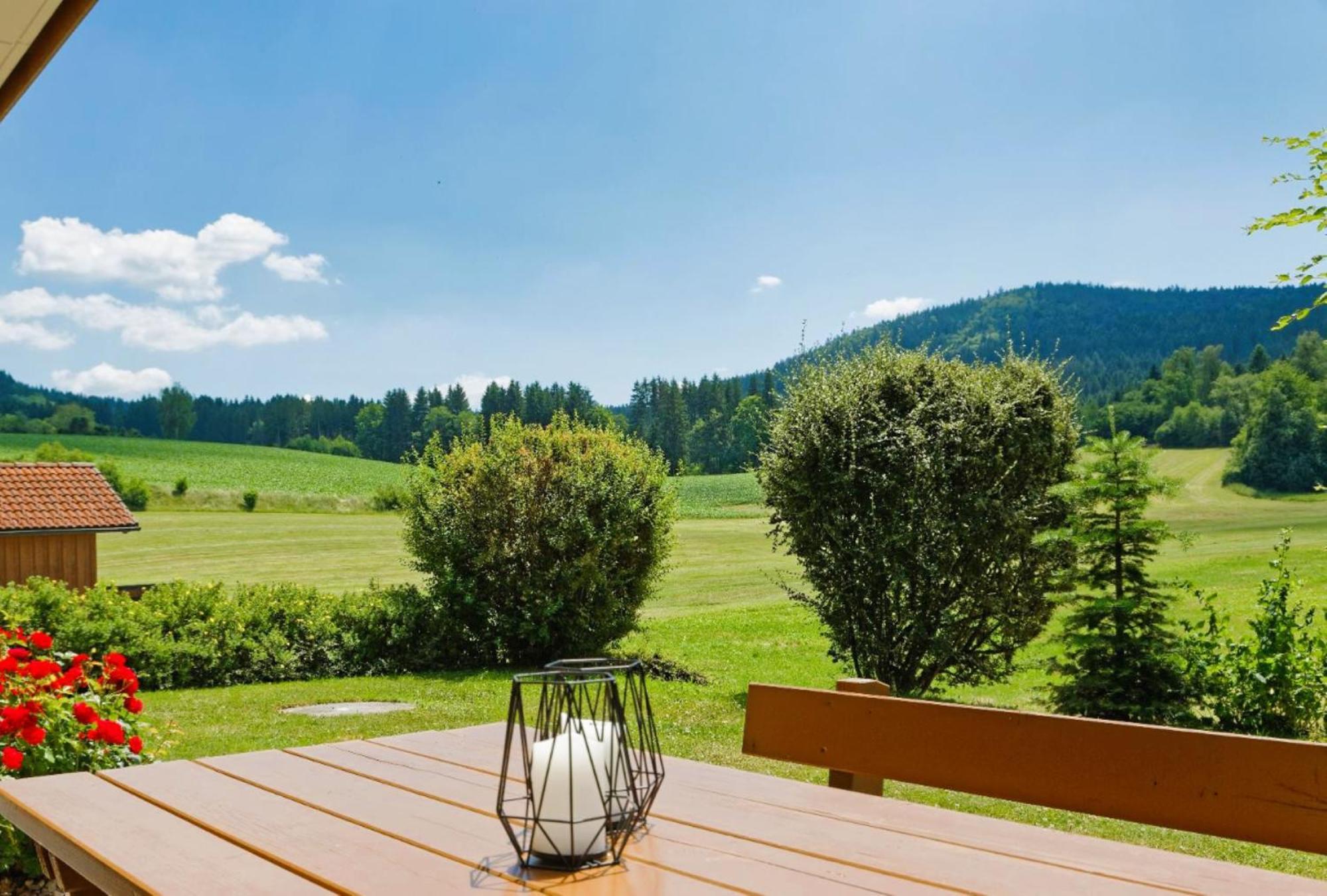 Ferienwohnungen Holzferienhaeuser Leithenwald Zwiesel Exteriér fotografie