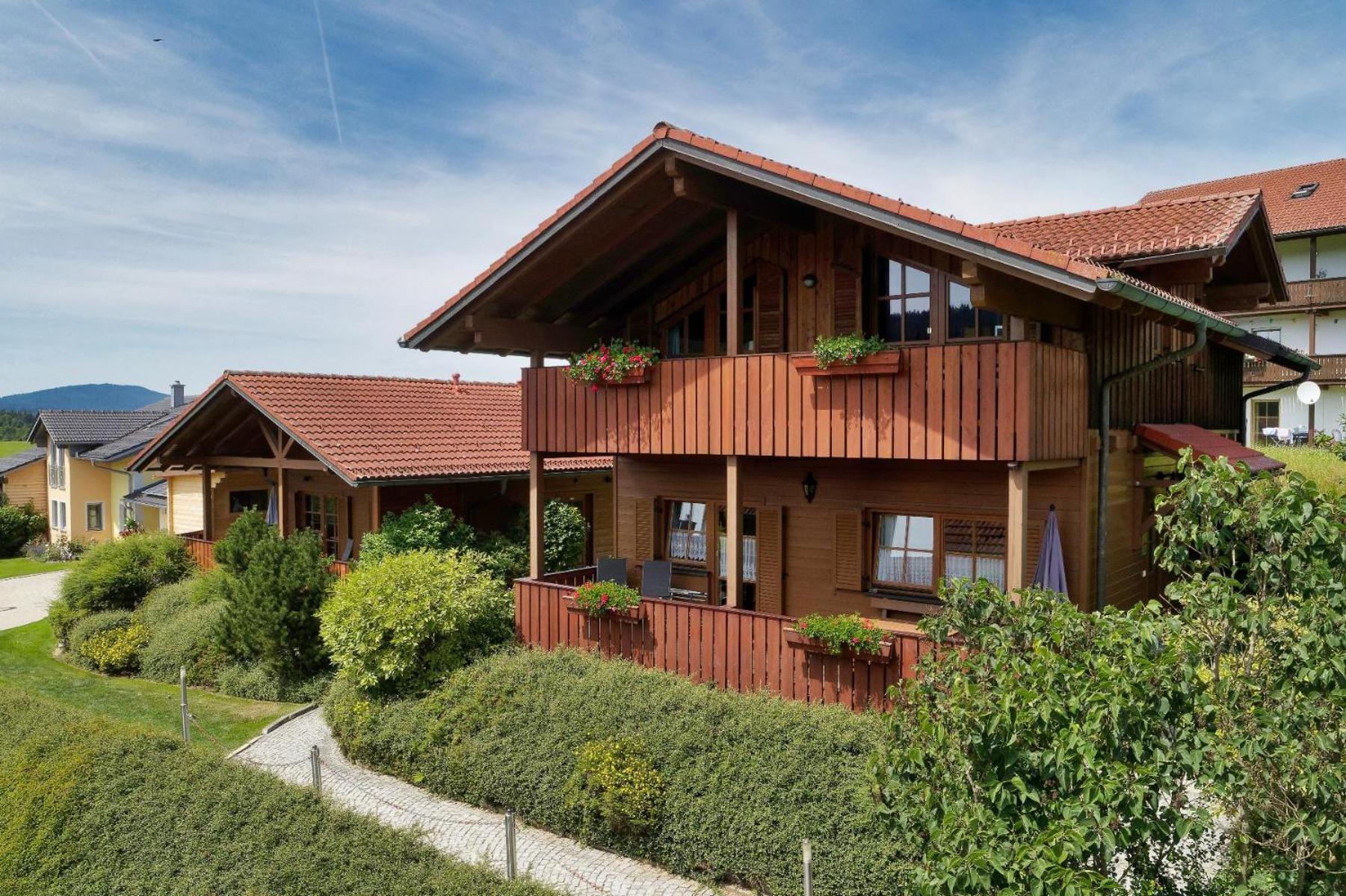Ferienwohnungen Holzferienhaeuser Leithenwald Zwiesel Exteriér fotografie