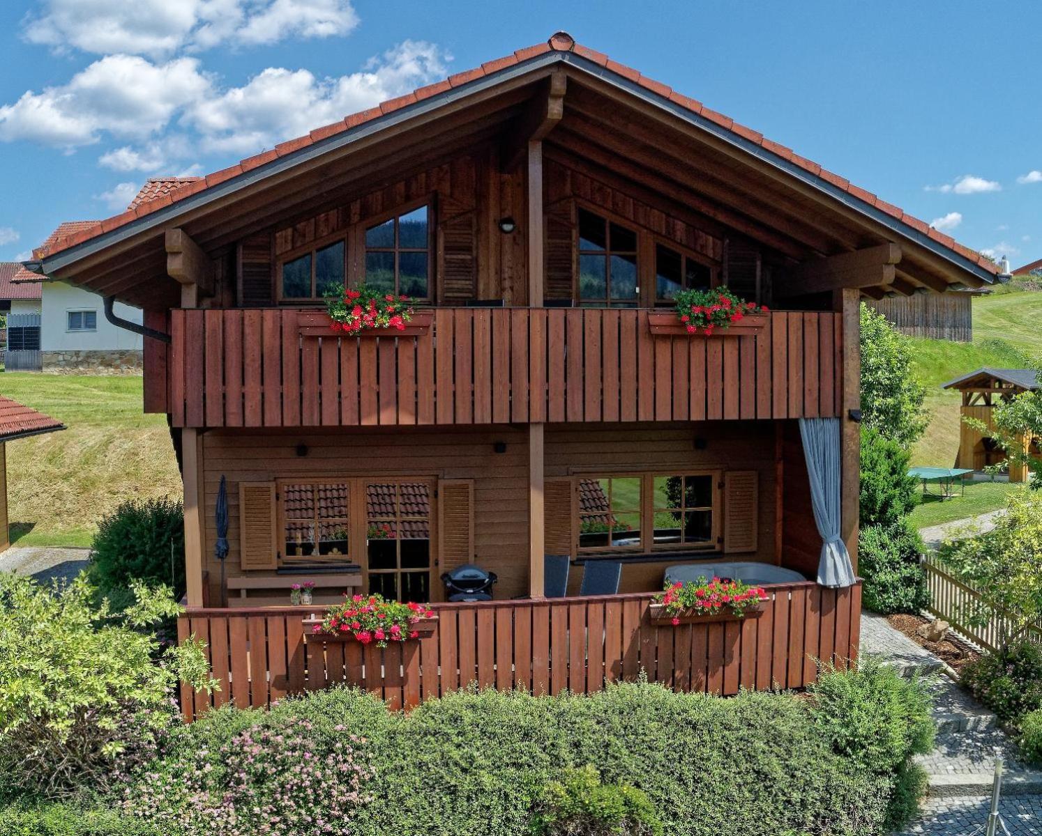 Ferienwohnungen Holzferienhaeuser Leithenwald Zwiesel Exteriér fotografie